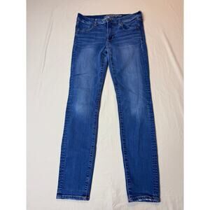 American Eagle Outfitters Super Stretch X Skinny Jeans 12 Long Medium Blue